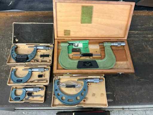 MITUTOYO - BORLETTI - Micrometers (5x)