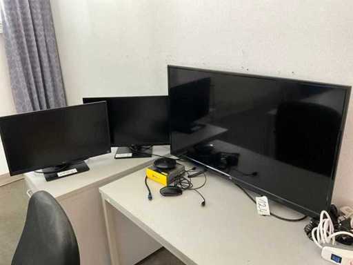 2 Monitore, 1 Fernseher