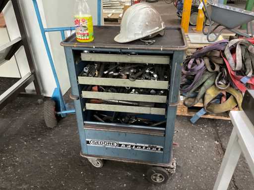 Gedore Gereedschapswagen met inhoud