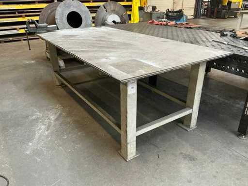 Stalen werktafel