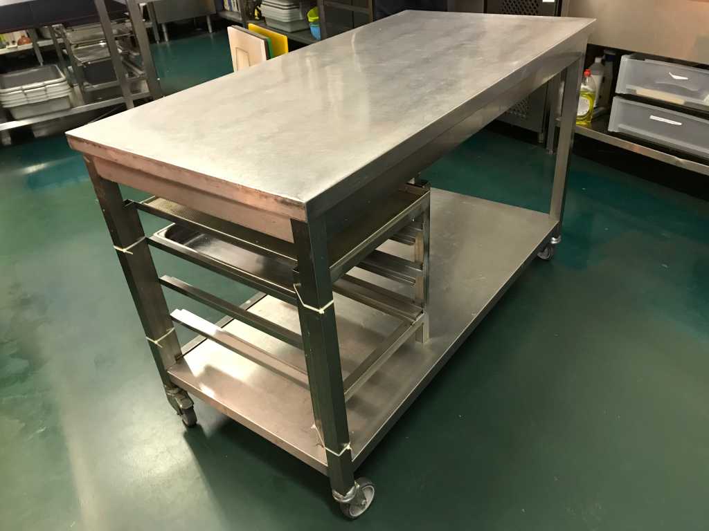 Mobile Work Table 140cm