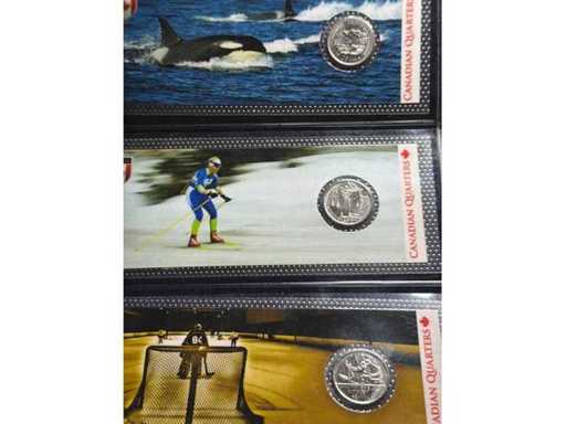 3x 25 centesimi Canada
