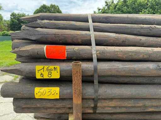 Palenboer - Tuinpalen 1m60 creo geschild (80x)