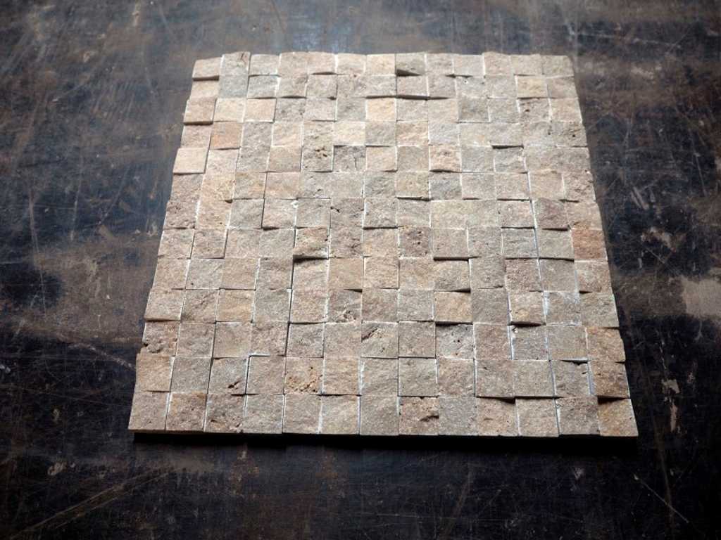 Natural stone mosaic mats 3,5m²