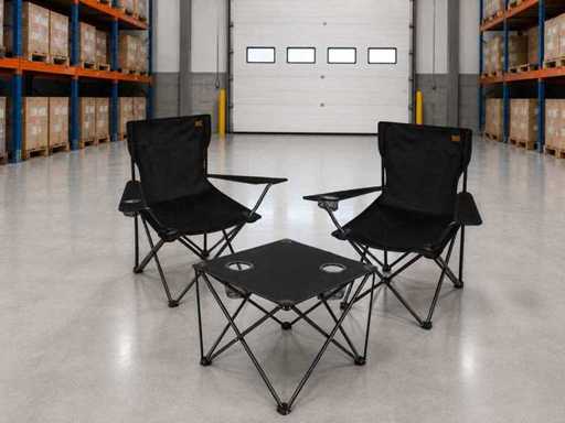 Camping Chair Set with Table