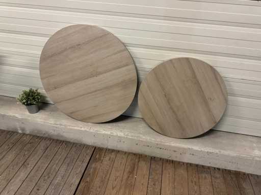 Eiken tafelblad (6x)