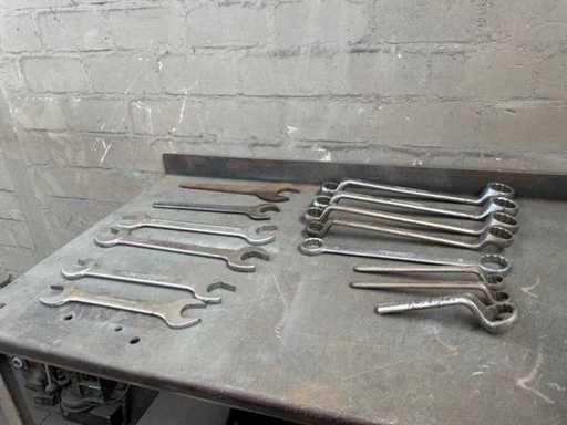Charge offener Schraubenschlüssel und Ringschlüssel (14x)