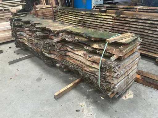 Sawn Oak tree trunk 0.844 m3