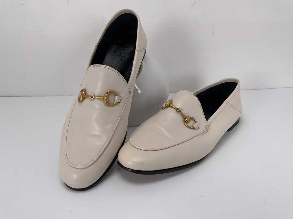 Gucci loafers hot sale silver bit