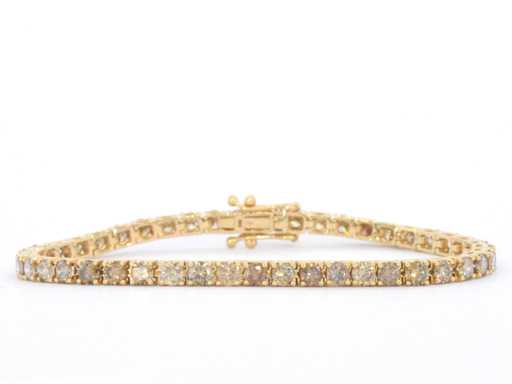 Gold bracelet with diamonds 8.00 carat