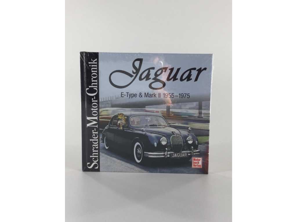 Schrader Motor History: Jaguar E-Type & Mark 2 / Car Theme Book / NUOVO / NUOVO