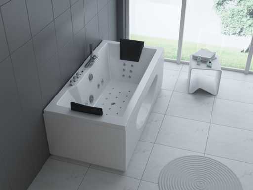 Bubbelbad - Gegalvaniseerd stalen frame - Vonato - Folario