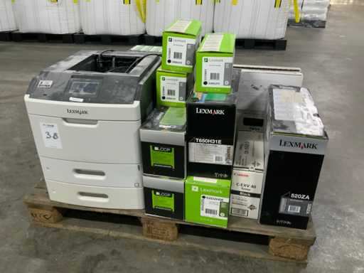 Lexmark M5155 Laser Printer and Toner Cartridge