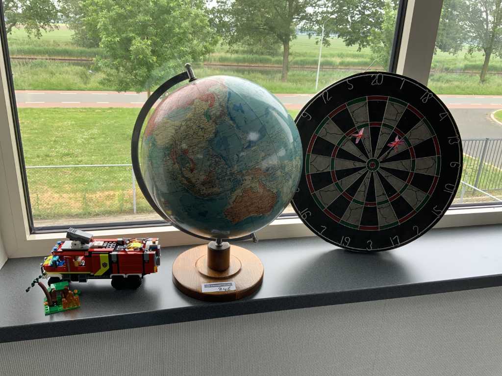 Globe, dartboard