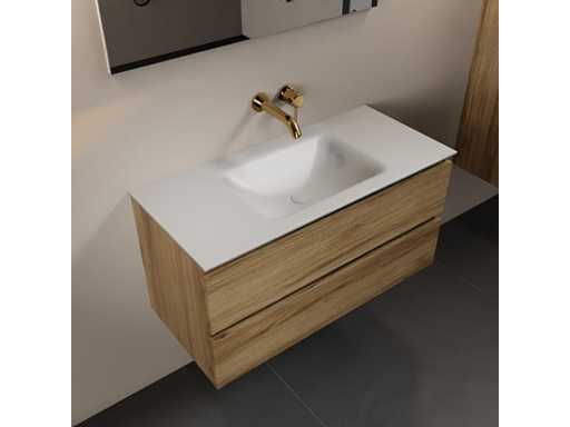 Bathroom cabinet Oak Honey 100cm