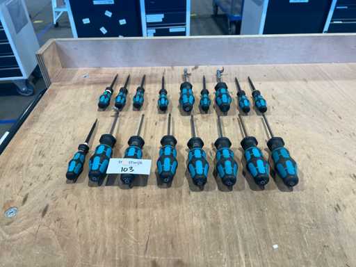 Set de ?urubelni?e Wera (17 piese)