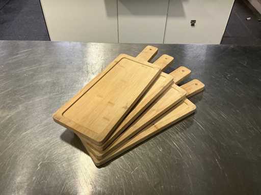 Houten serveerplank (4x)