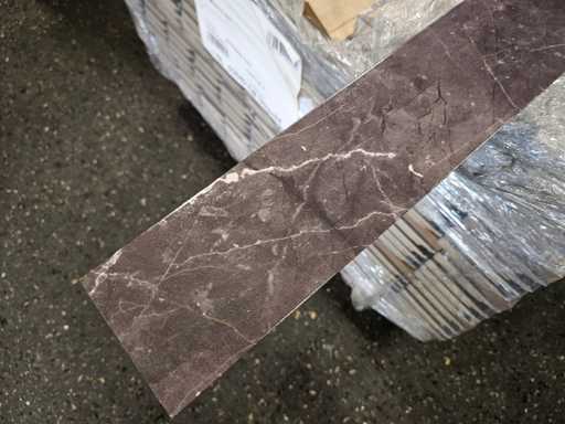 75 Meter MDF Luxus-Fußleisten 2500 x 78 x 16 mm