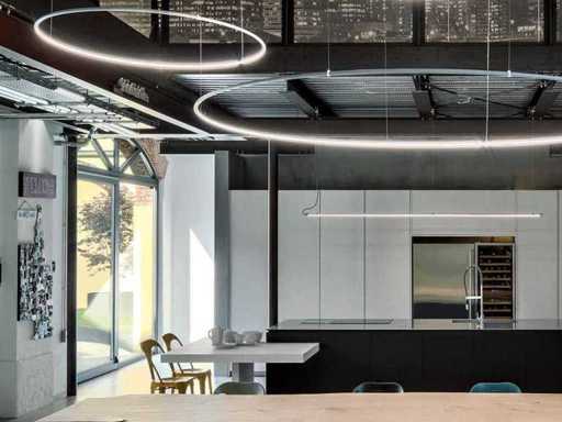 2 x Aurora 120 design armatuur zwart