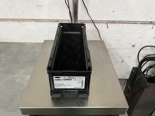 Würth 4,23 kg Viti assortite nere in scatola impilabile