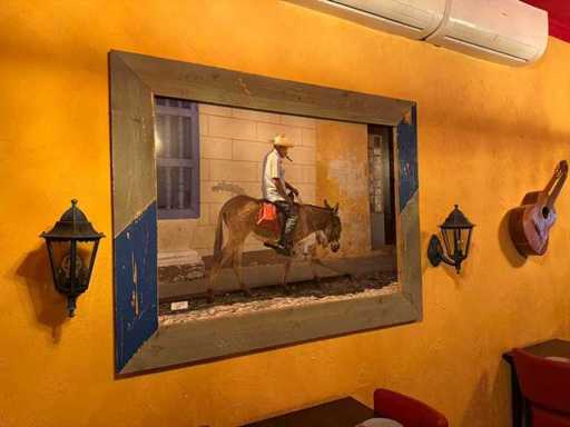 Frame Print (Cuba) 130x171cm