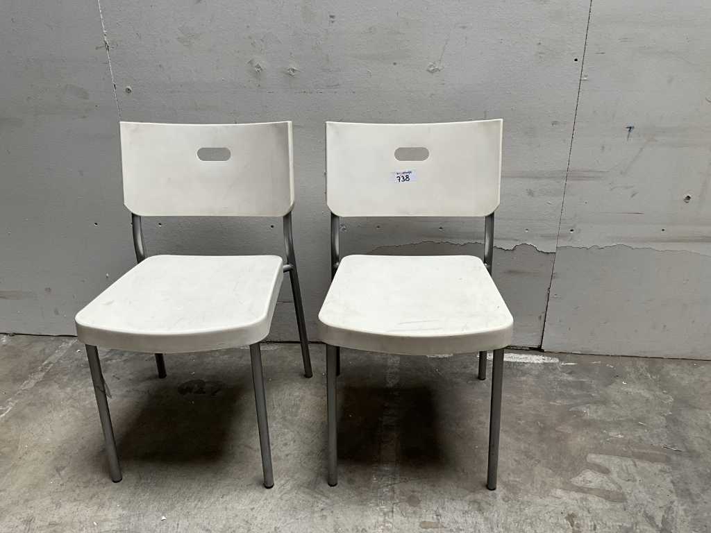 Krzesło do stołówki (2x)