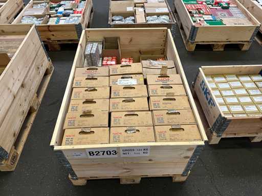 344 kg net bearings from SKF, FAG, NTN, NKE and others