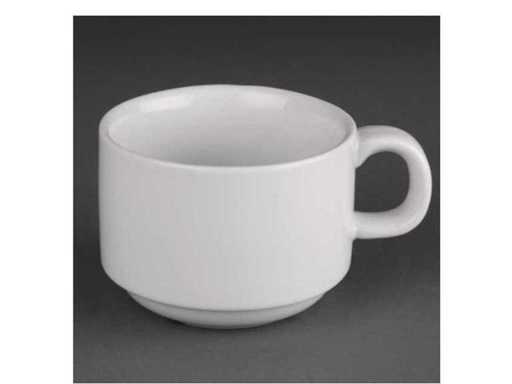 Olympia - Coppe impilabili da 200ml - Forma rotonda anti-scheggiamento - CC200 