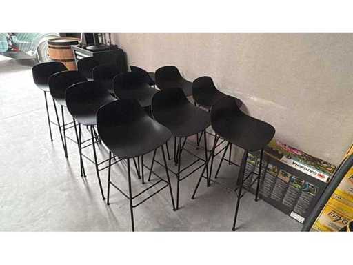 (12x) Hoge stoel / barkruk 