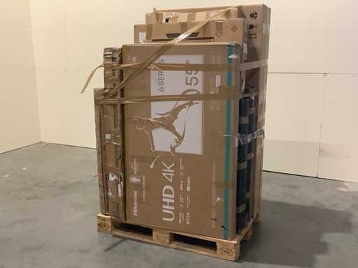 Pallet Televisies Retourgoederen - 8 items