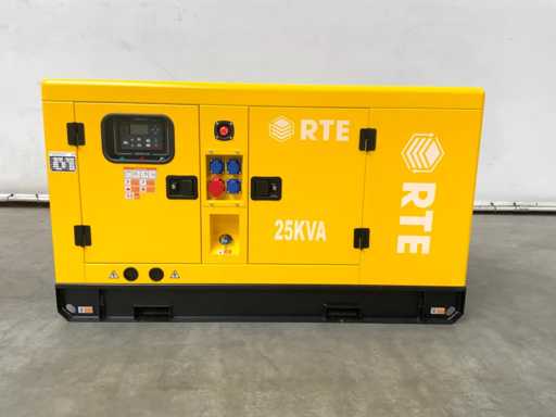 RTE - Noodstroomaggregaat  / generator 25 KVA diesel - 2025