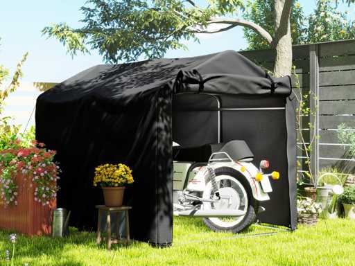 Tente de garage, garage imperméable avec porte