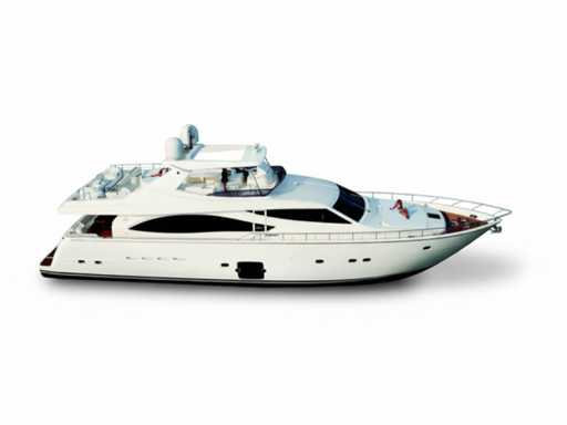 Toile double toit souple en polytextile blanc Besenzoni pour tissu de pont mou Ferretti F830 - 323988