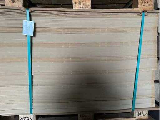 MDF 927 x 1300 x 3,8 mm. Blanc (210x)