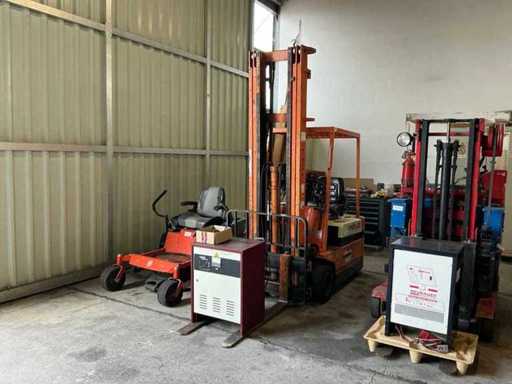 1985 Toyota 2FBE18 heftruck inclusief lader