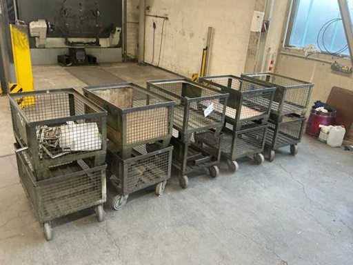 Chariots de transport de matériel de lot (5x)