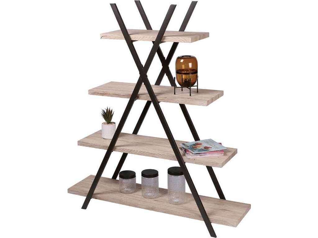 Urban Living - Pyramid Rack with 4 Shelves - Industrial Design