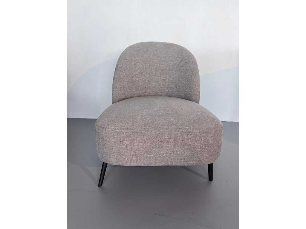 1x Design armchair Praline 