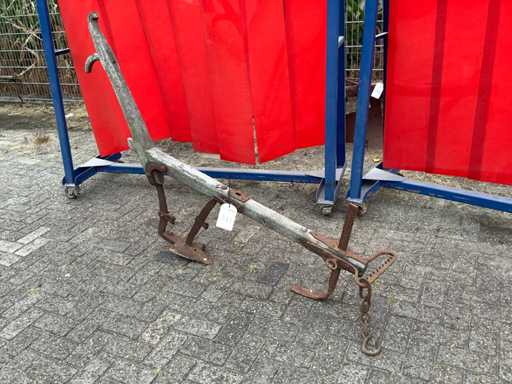 Houten ploeg - Tuinbeeld