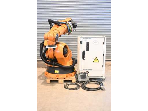 KUKA WITHOUT NAMEPLATE Kuka Industrial Robot incl. Control Cabinet (V)KRC2 ed05 + Panel 00-130-547