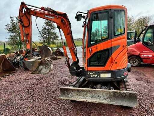 Doosan DX 27Z Compacte Mini Rupsgraafmachine - 2013