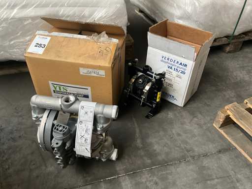 Pompa diaframma ad aria (2x)