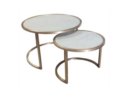 Masa de cafea Jamie din marmură Livingfurn