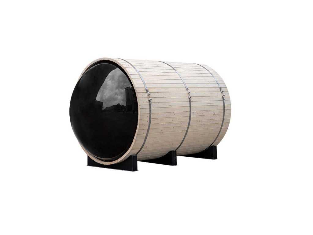 1x Barrel sauna
