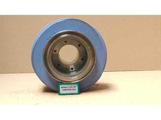 Reishauer RZ 400 / 800 / 1000 - Module 3.75 EW 20° 3GG blauw - Draagflens inclusief slijpwielflens