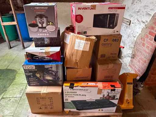 Électroménager et électronique à palettes de retour