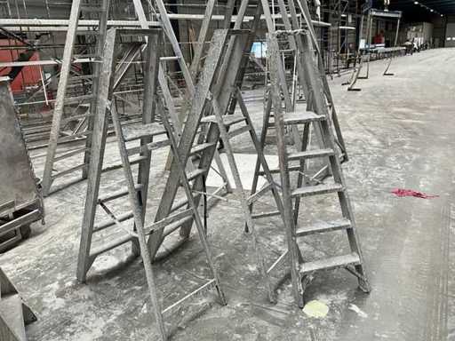 Massive Aluminiumleiter (3x)