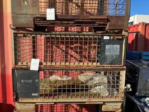 Stapelbarer Drahtbehälter