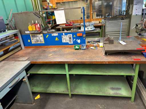   Workbench with contents