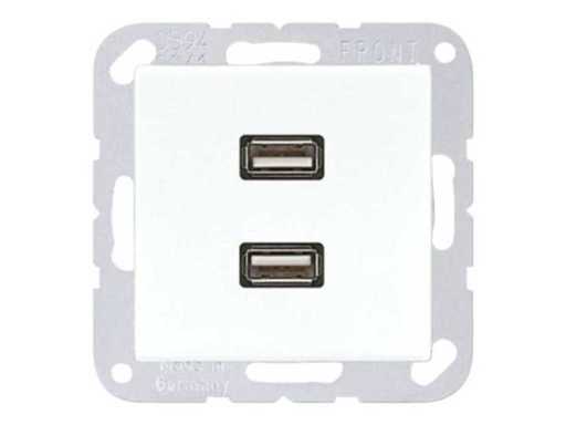 Gamme Jung A/AS - MAA1153WW prise murale USB (x28)